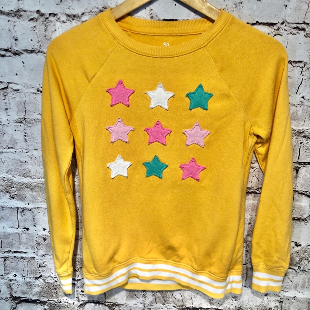 SO Big Girls Sweatshirt Sweater, Size 10/12 Large